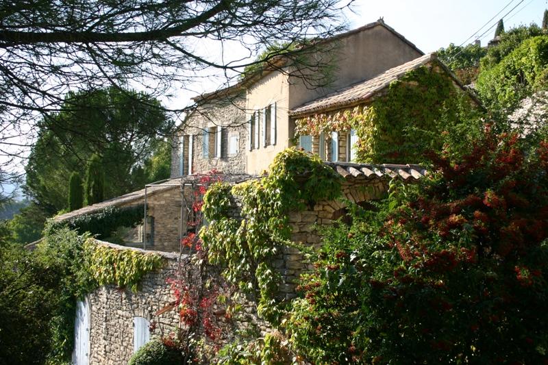 In a village of the Luberon area, authentic house tastefully renewed with garden and swimming pool